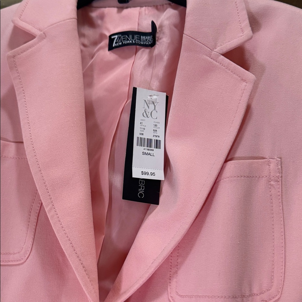 7 avenue design studio light Pink Blazer for Women small - Picture 6 of 9